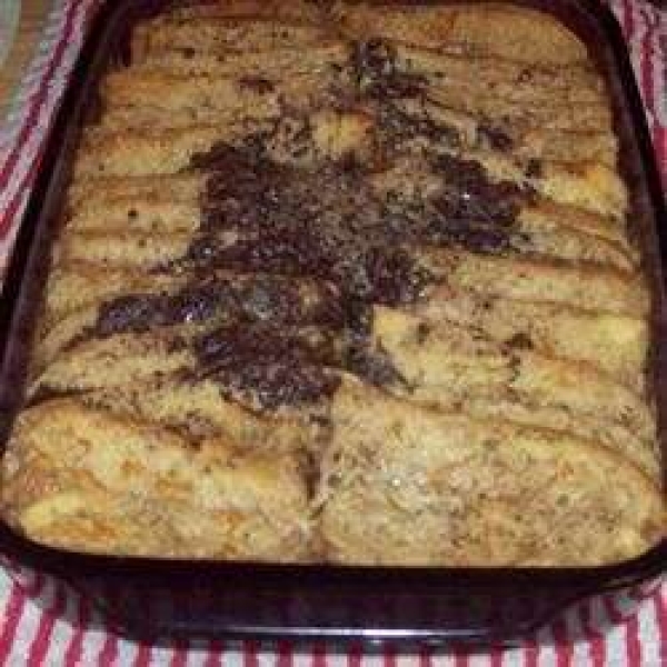 Trishie's Chocolate and Orange Bread Pudding