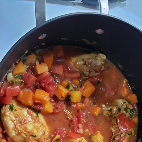 Easy Chicken and Butternut Squash Stew