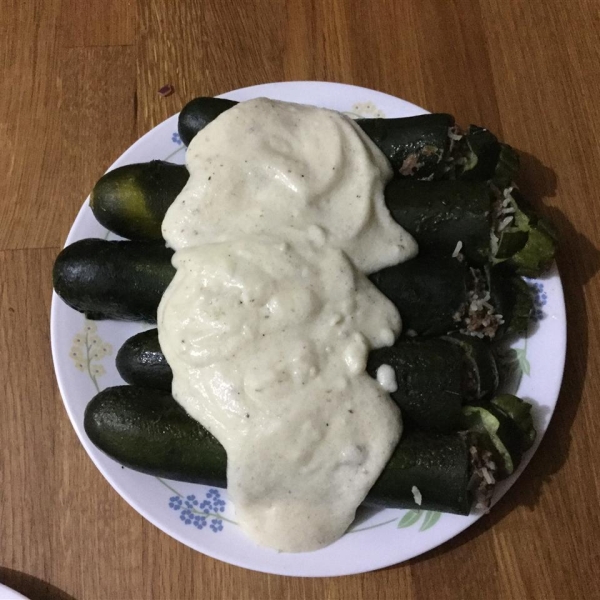 Greek Stuffed Zucchini