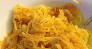 Spaghetti Squash with Creamy Pumpkin Sauce