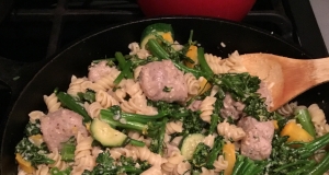 Lemon Broccolini and Sausage Pasta