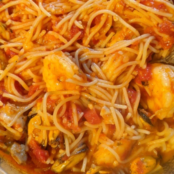 Fra Diavolo Sauce with Linguine