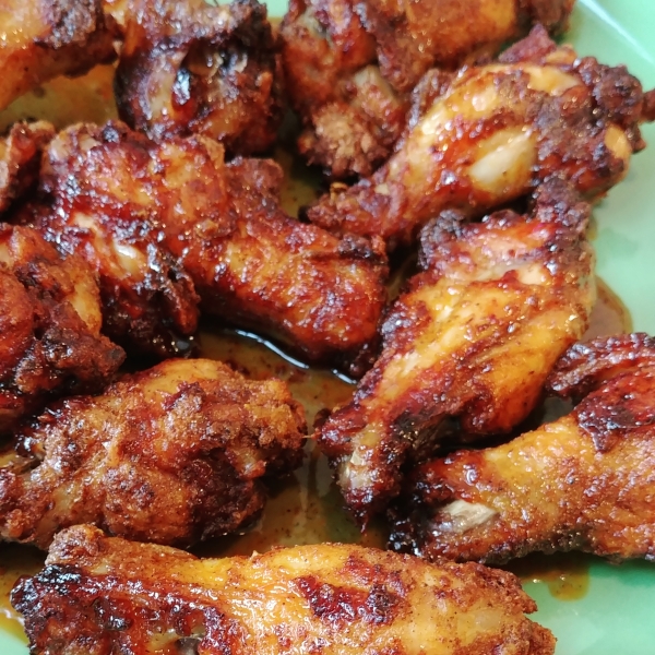 Baked Maple and Chipotle Wings