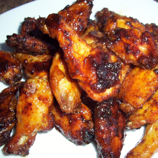 Baked Maple and Chipotle Wings