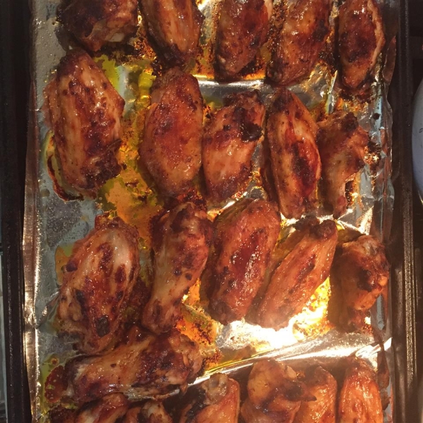 Baked Maple and Chipotle Wings