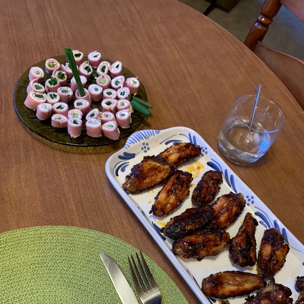 Baked Maple and Chipotle Wings