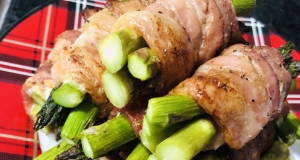 Bacon-Wrapped Sriracha Asparagus