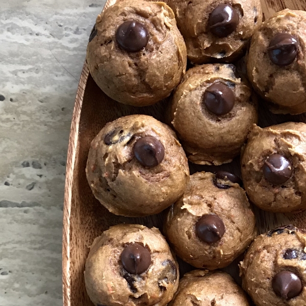 Mini Chocolate Chip Pumpkin Muffins