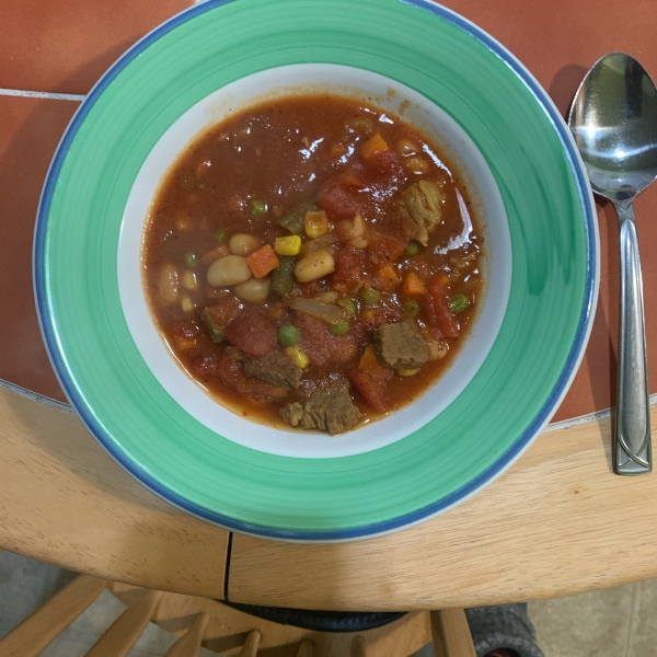 Homemade Vegetable Beef Soup