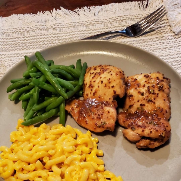 Honey Mustard Chicken Thighs