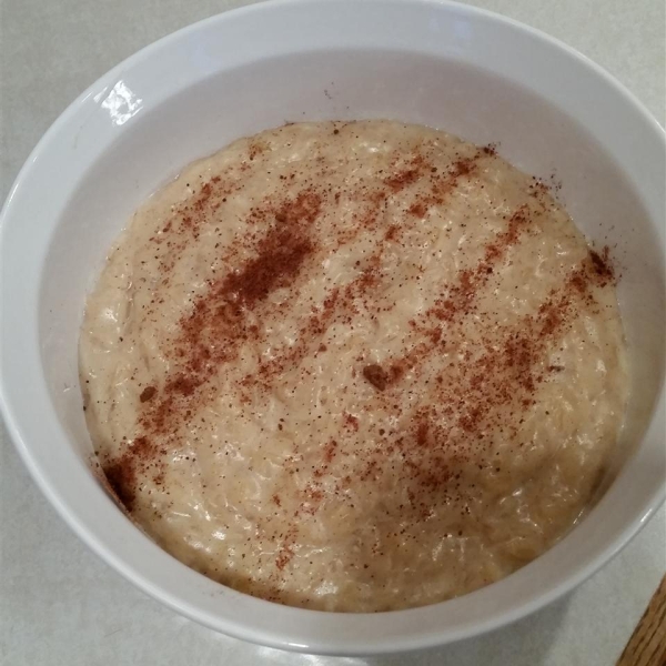 Brown Rice Raisin Pudding