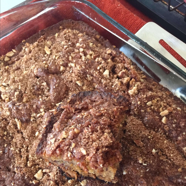 Banana Coffee Cake with Pecans