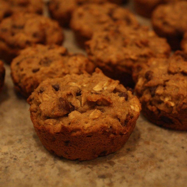 Gluten-Free Choc Chip Oatmeal Muffins