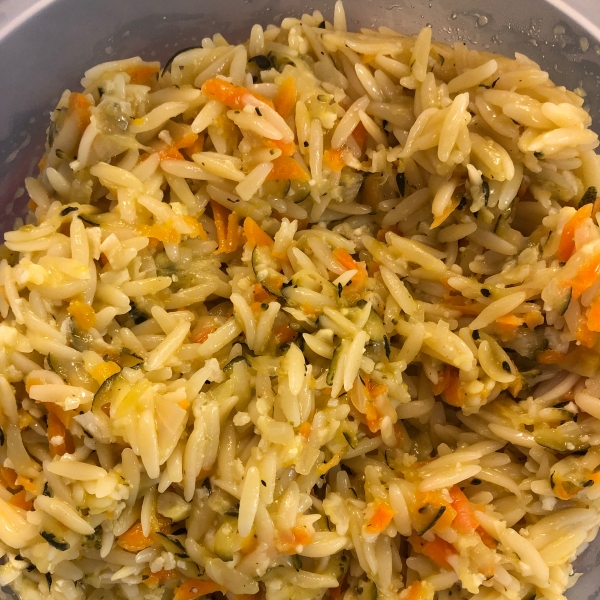 Lemon Orzo Primavera