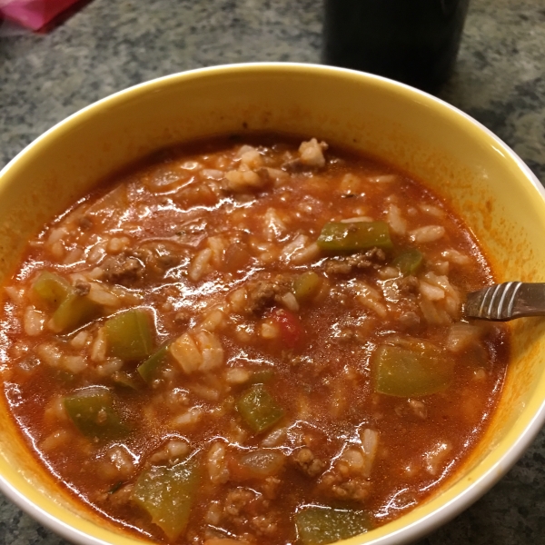 Unstuffed Pepper Soup