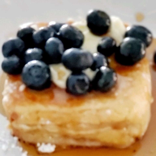 Stuffed Blueberry Toast