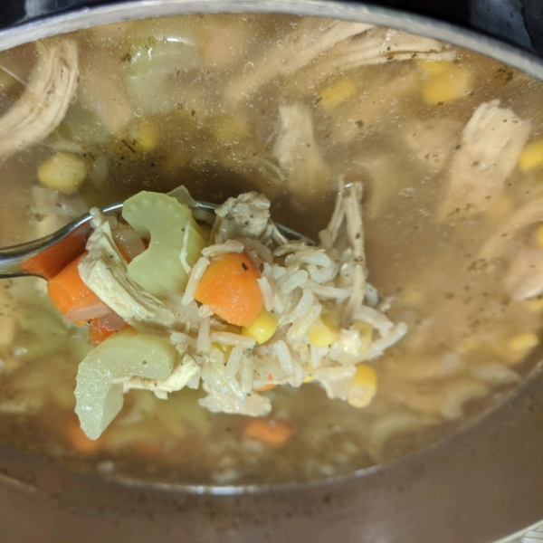 Chicken and Brown Rice Soup