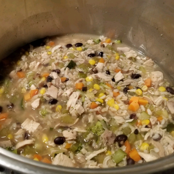 Chicken and Brown Rice Soup