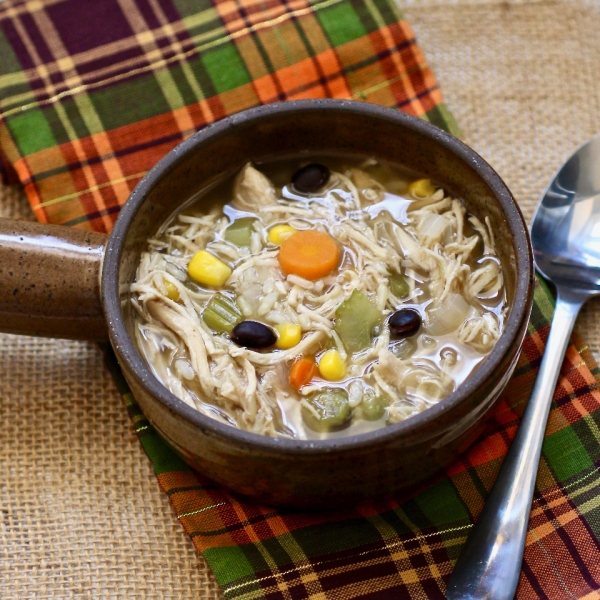 Chicken and Brown Rice Soup