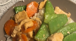 Chicken and Snow Peas