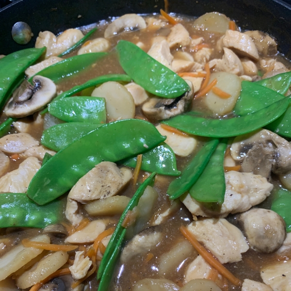 Chicken and Snow Peas