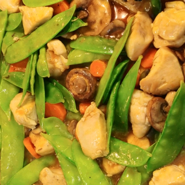 Chicken and Snow Peas