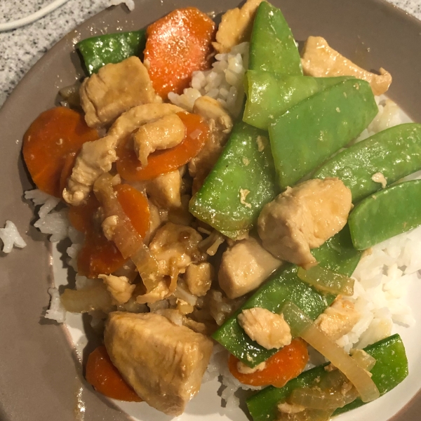 Chicken and Snow Peas