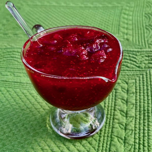 Boozy Fresh Cranberry-Orange Sauce