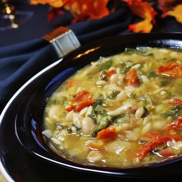 Tuscan Chard and Cannellini Bean Soup