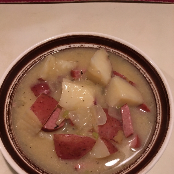 Creamy Kielbasa and Potato Soup