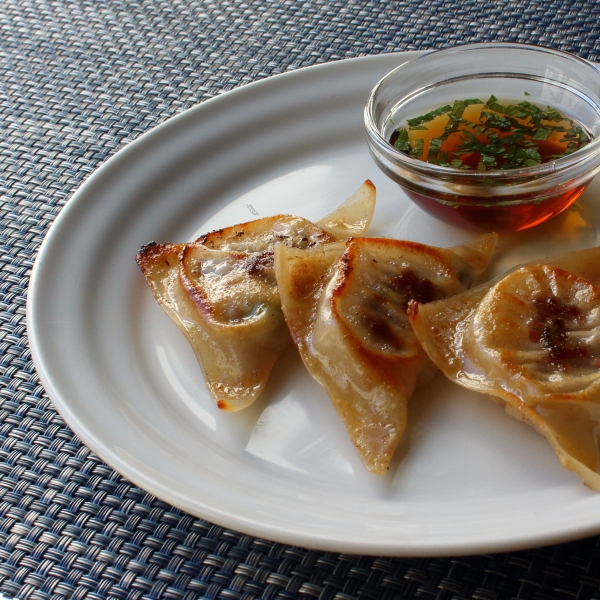 Spring Lamb Pan-Fried Dumplings