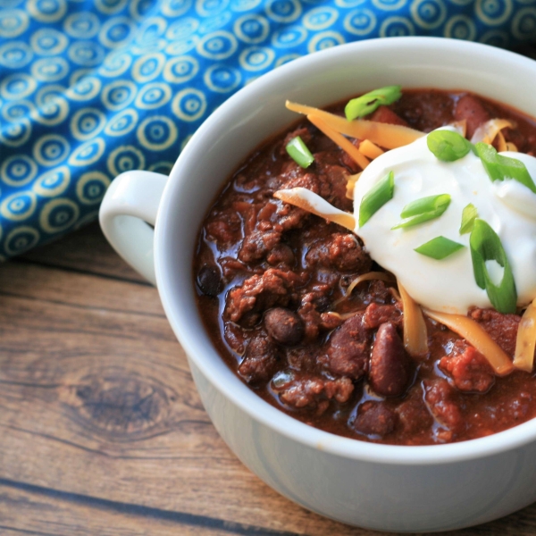 Chili with Chorizo and Chocolate