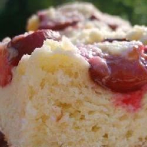 Drozdzowka (Polish Yeast Plum Cake)