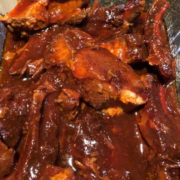 Slow Cooker Potluck Spareribs