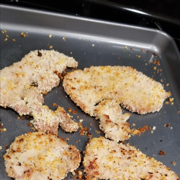 Italian Breaded Baked Pork Chops