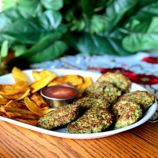 Broccoli-Cauliflower Fritters