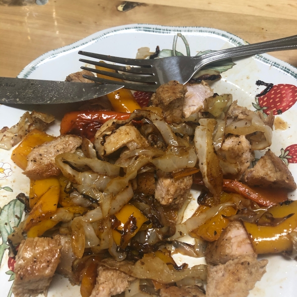 Tangy Pork Chops with Vegetables