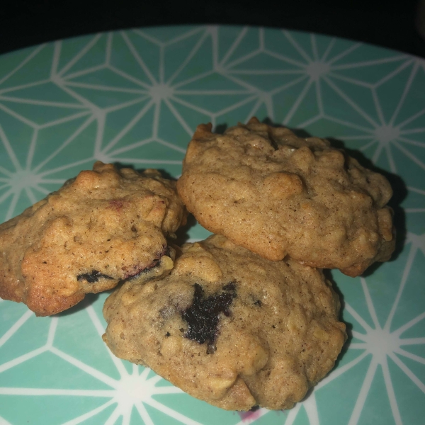 Blueberry Oatmeal Cookies