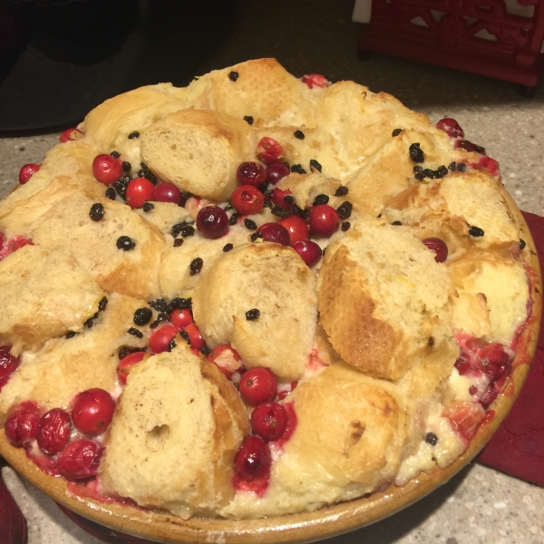 Cranberry Bread Pudding