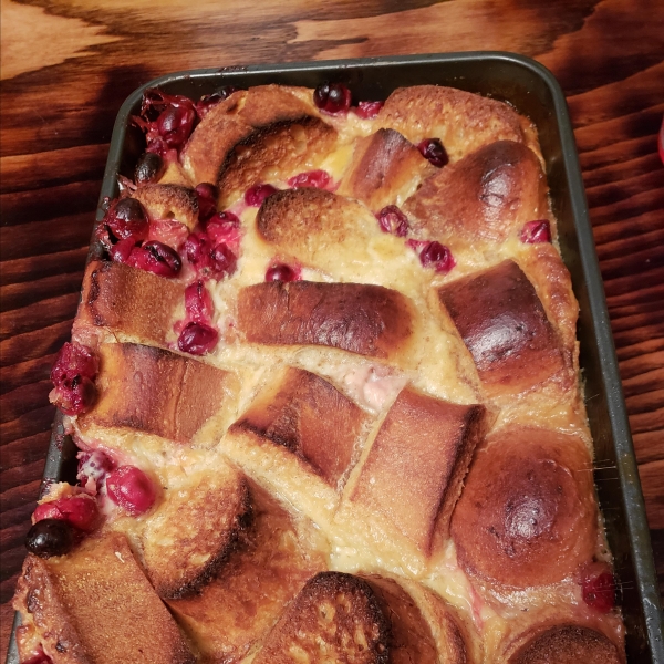Cranberry Bread Pudding