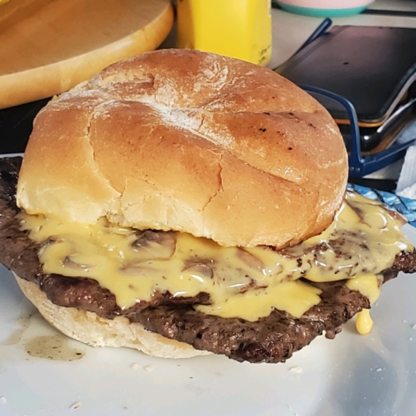 Mushroom and Swiss Burger