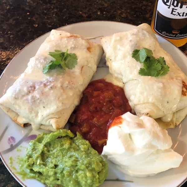 Chicken and Mushroom Chimichangas