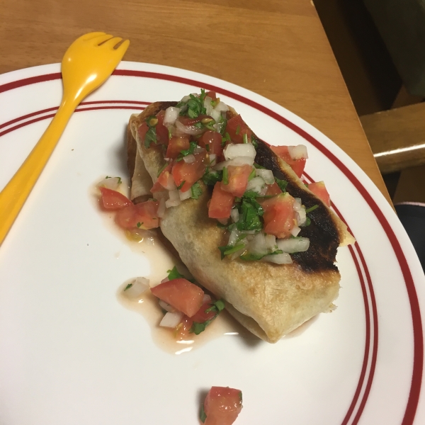 Chicken and Mushroom Chimichangas