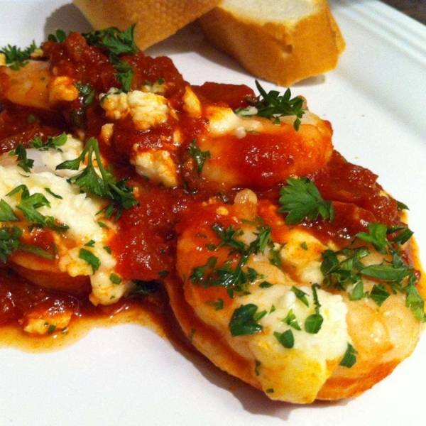 Prawn Saganaki