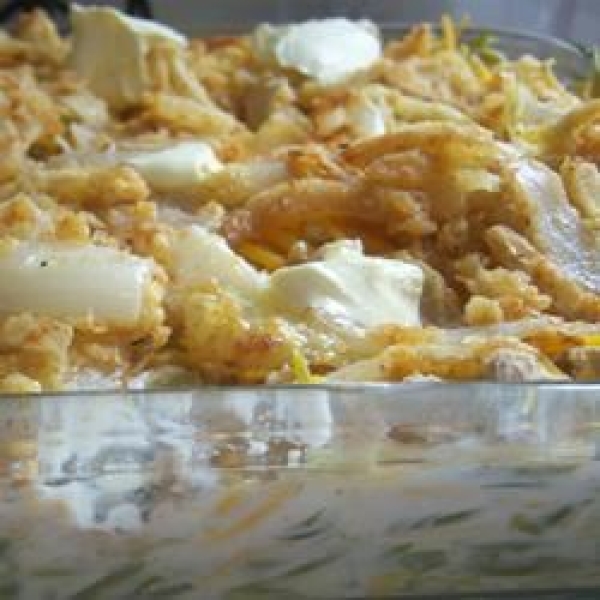 Twisted Green Bean Casserole