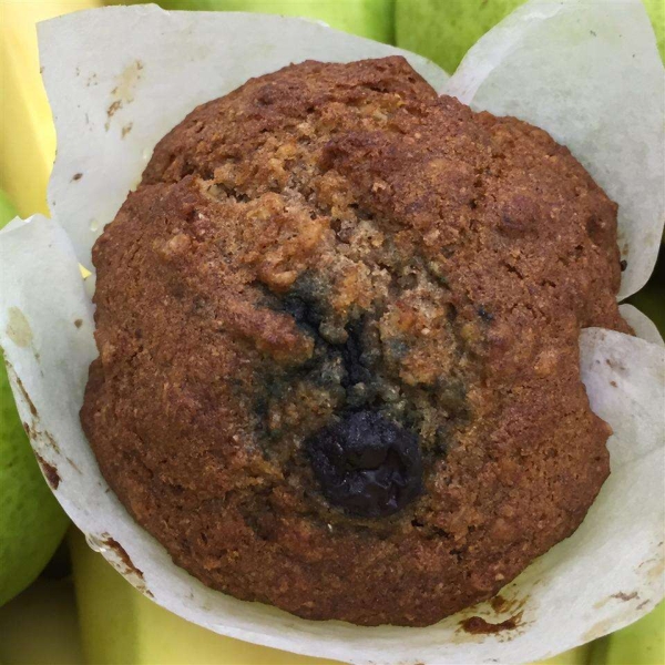 Whole Wheat Blueberry Beet Muffins