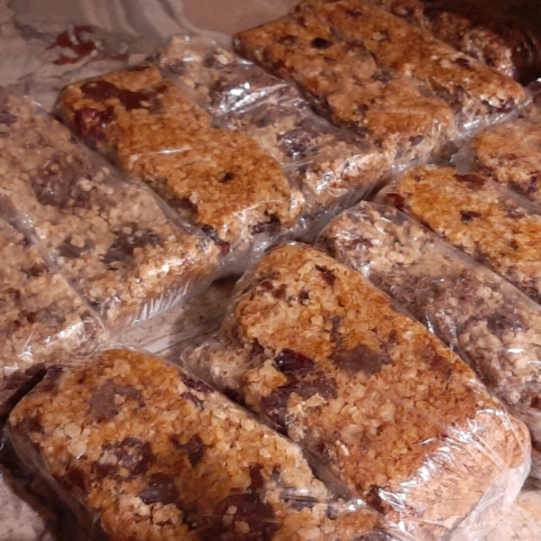 Cranberry Nut Granola Bars