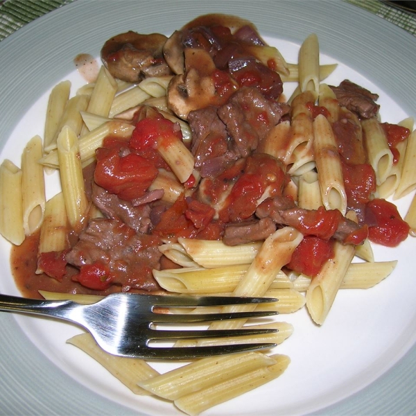 Saute of Beef with Wild Mushrooms