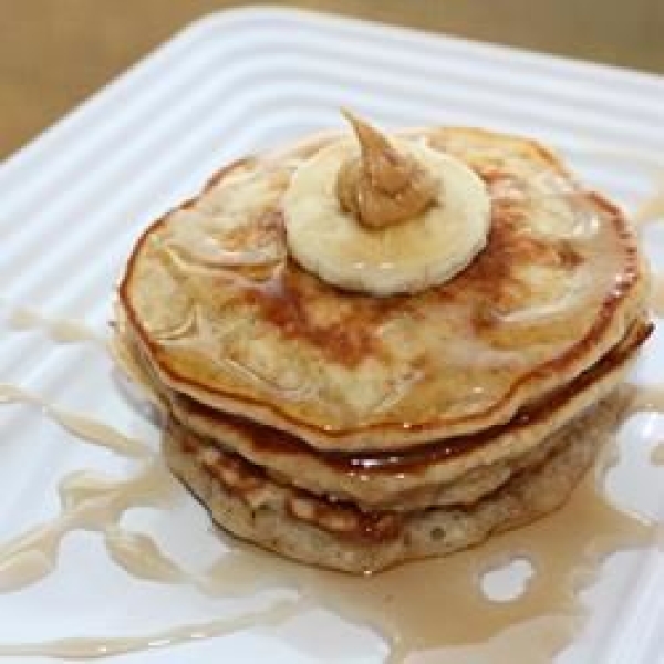 Banana and Peanut Butter Pancakes