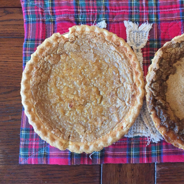 Quebec City Sugar Pie with Thick Cream